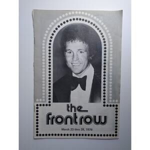 The Front Row Magazine March 23-28 1976 Bobby Vinton Cleveland Theater Ads
